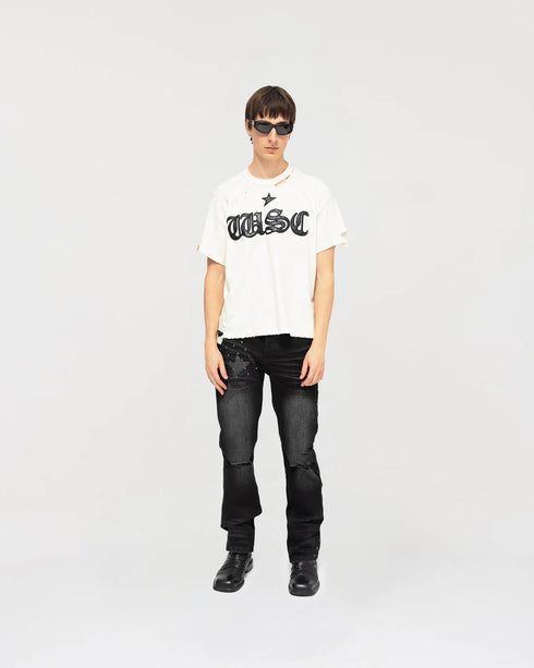 WHENSMOKECLEARS Leather Tee Mens Apparel