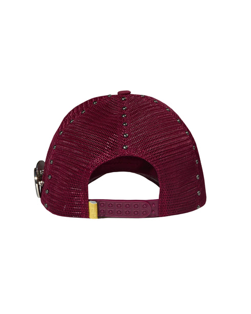 WHENSMOKECLEARS Studded Heart Trucker Mens Accessories