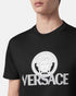 VERSACE T-shirt Cotton Two Color Print Mens Apparel