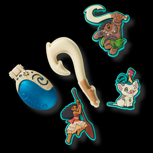 CROCS Disney Moana 5 Pack Jibbitz Accessories