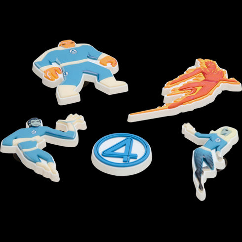 CROCS Marvel Fantastic 4 5 Pack Jibbitz Accessories