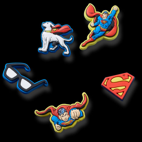 CROCS Superman 5 Pack Jibbitz Accessories