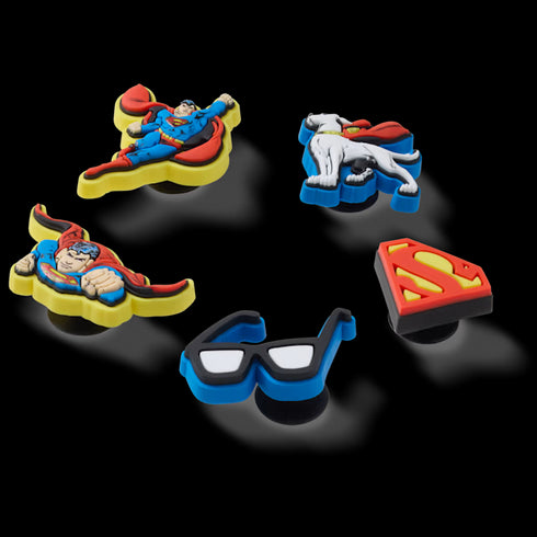 CROCS Superman 5 Pack Jibbitz Accessories