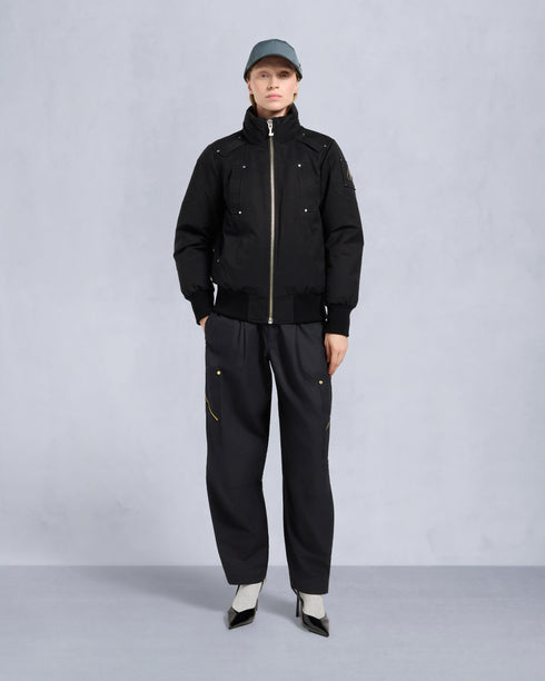 MOOSE KNUCKLES Debbie Bomber (shearling) Womens Apparel