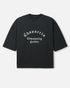 Willy Chavarria Community Center Buffalo Tee in Pirate Black – front view