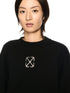 OFF WHITE Jewel Mini Arrow Crop Crew Womens Apparel