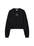 OFF WHITE Jewel Mini Arrow Crop Crew Womens Apparel