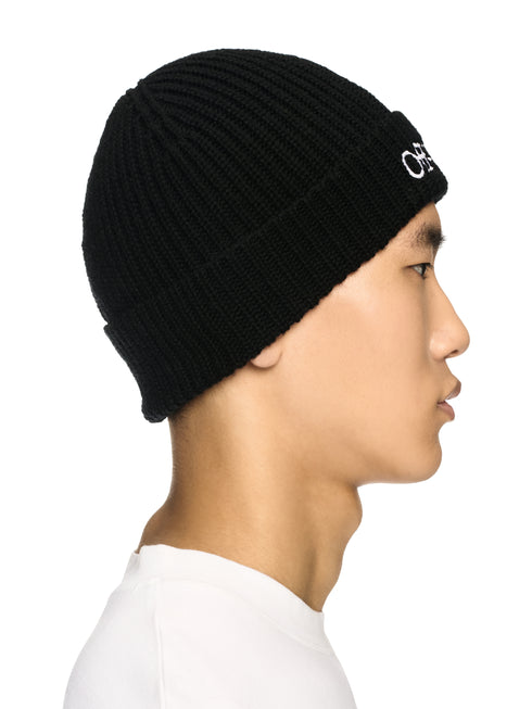 OFF WHITE Bookish Classic Knit Beanie Accessories