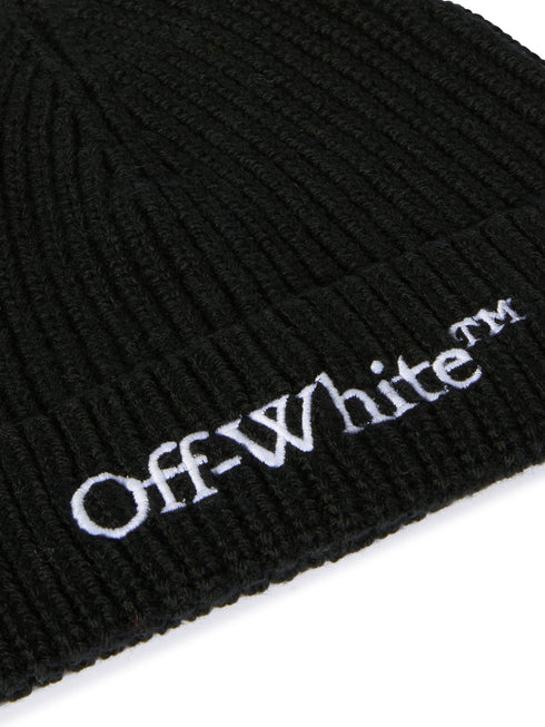 OFF WHITE Bookish Classic Knit Beanie Accessories