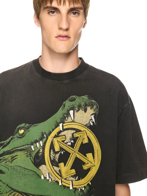 OFF-WHITE Big Croco Skate S/s Tee Mens Apparel