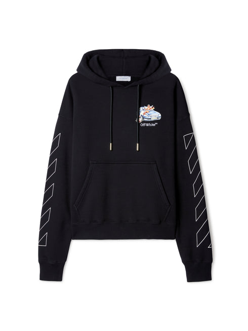 OFF WHITE Fresco Arrow Skate Hoodie Mens Apparel
