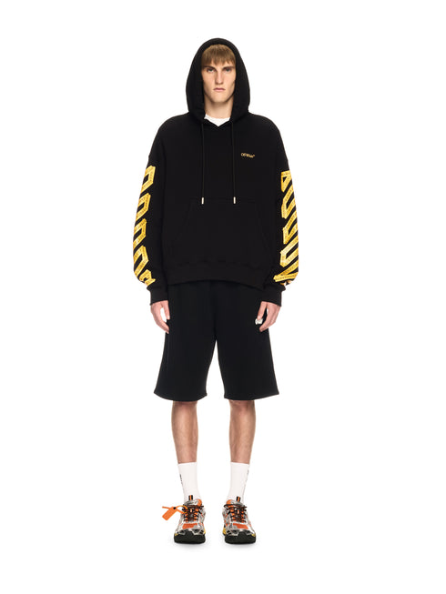 OFF WHITE Tape Arrow Skate Hoodie Mens Apparel