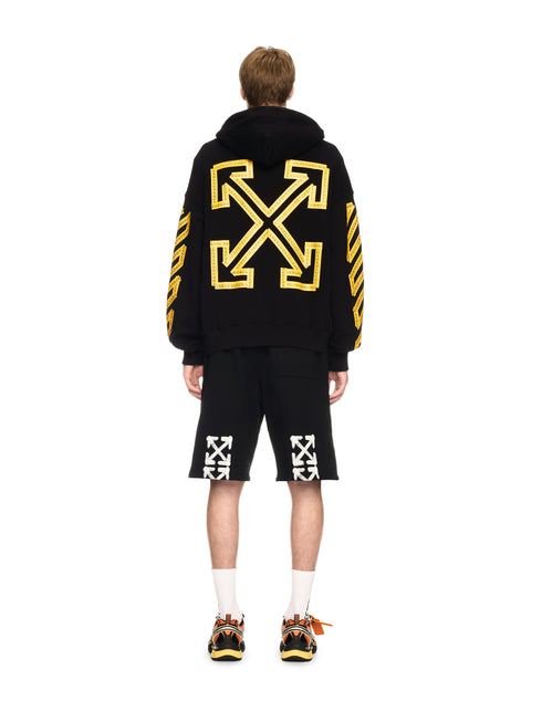 OFF WHITE Tape Arrow Skate Hoodie Mens Apparel
