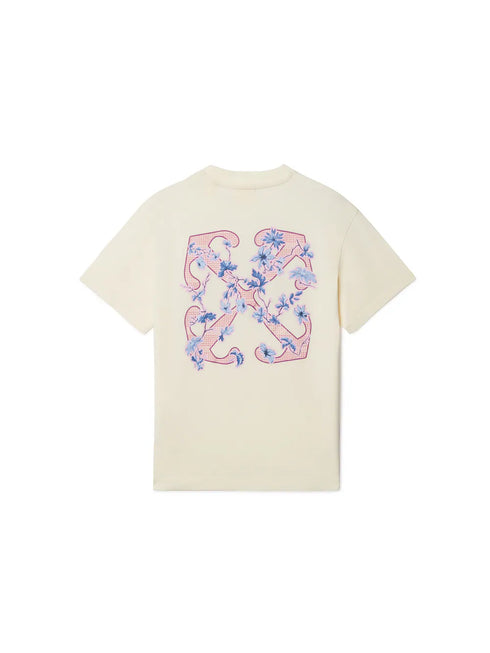 OFF WHITE Arrow Flowers Tee S/s Kids Apparel