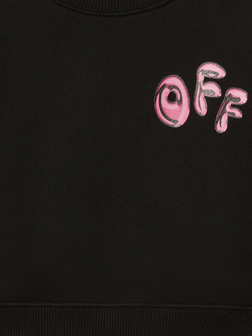 OFF-WHITE Balloon Arrow Boxy Crewneck Kids Apparel