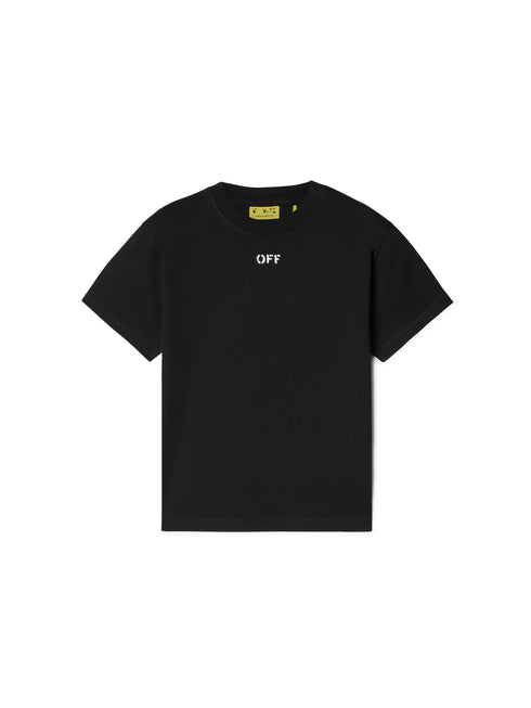 OFF WHITE Off Stamp Plaon Tee S/s Kids Apparel