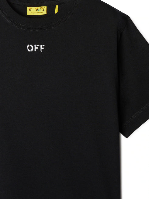 OFF WHITE Off Stamp Plaon Tee S/s Kids Apparel