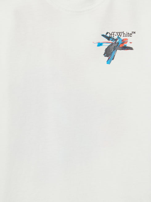 OFF-WHITE Paint Arrow T-shirt Kids Apparel
