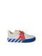 OFF WHITE Low Vulcanized Leather Kids Sneakers