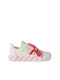 OFF WHITE Low Vulcanized Leather Kids Sneakers
