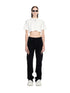OFF-WHITE Off Stamp Rib Cropped Tee Womens Apparel