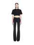 OFF-WHITE Off Stamp Rib Cropped Tee Womens Apparel