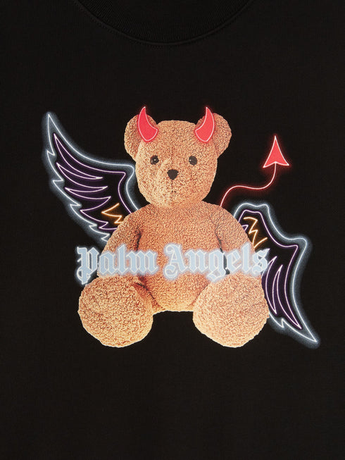 PALM ANGELS Bear Devil Crewneck Kids Apparel