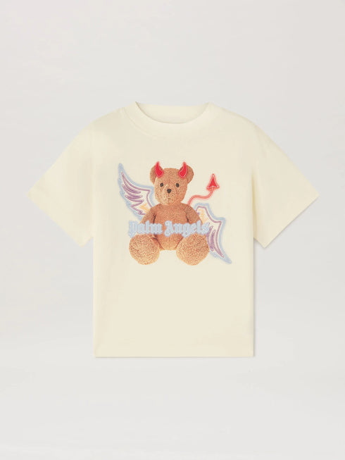 PALM ANGELS T-shirt S/s - Pa Bear Devil Kids Apparel