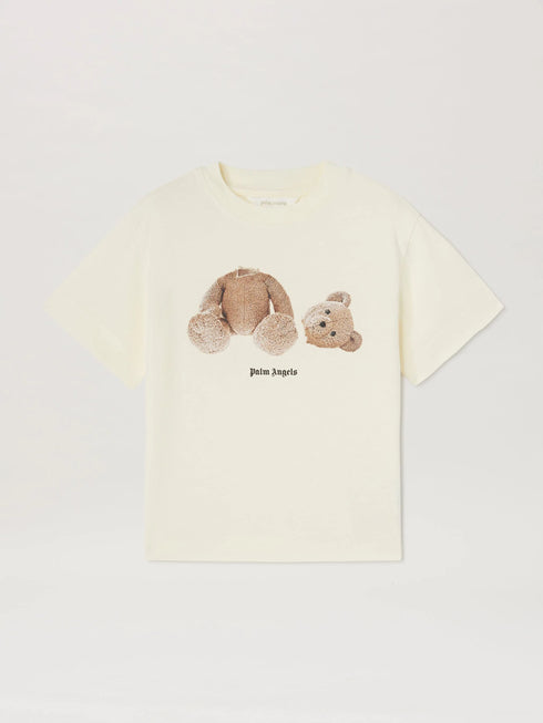 PALM ANGELS Broken Bear T-shirt Kids Apparel