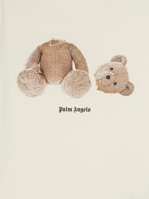 PALM ANGELS Broken Bear T-shirt Kids Apparel
