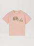 PALM ANGELS Broken Bear T-shirt Kids Apparel