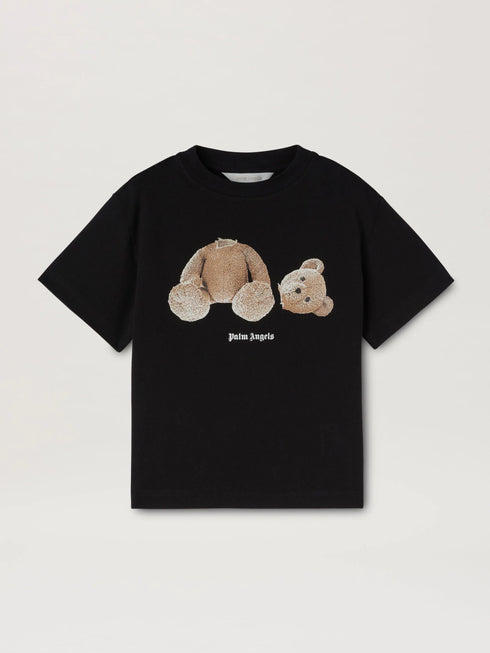 PALM ANGELS Broken Bear T-shirt Kids Apparel