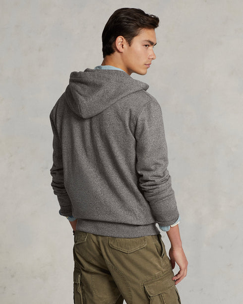 POLO RL Ls Fleece Hood W/pp Mens Apparel