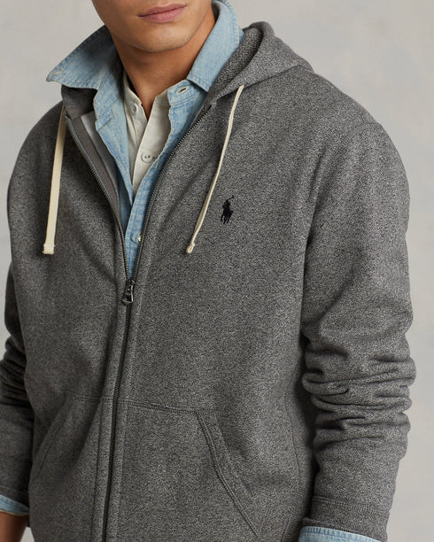 POLO RL Ls Fleece Hood W/pp Mens Apparel