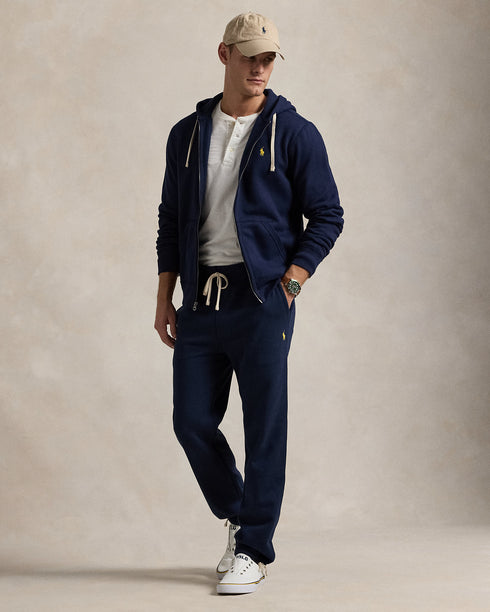 POLO RL Ls Fleece Hood W/ Pp Mens Apparel