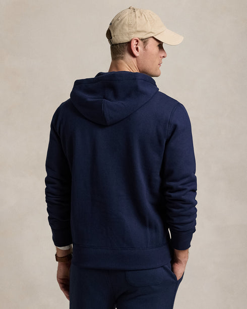 POLO RL Ls Fleece Hood W/ Pp Mens Apparel