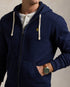 POLO RL Ls Fleece Hood W/ Pp Mens Apparel