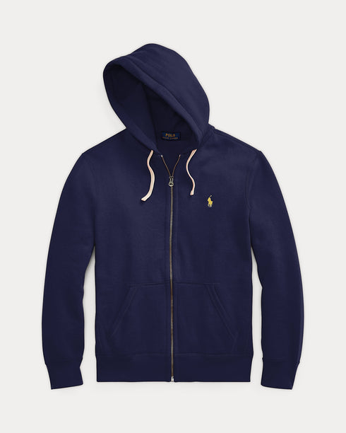 POLO RL Ls Fleece Hood W/ Pp Mens Apparel