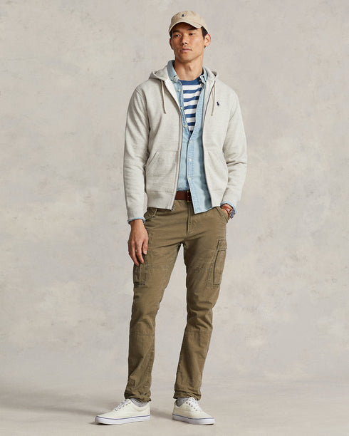 POLO RL Ls Fleece Hood W/pp Mens Apparel