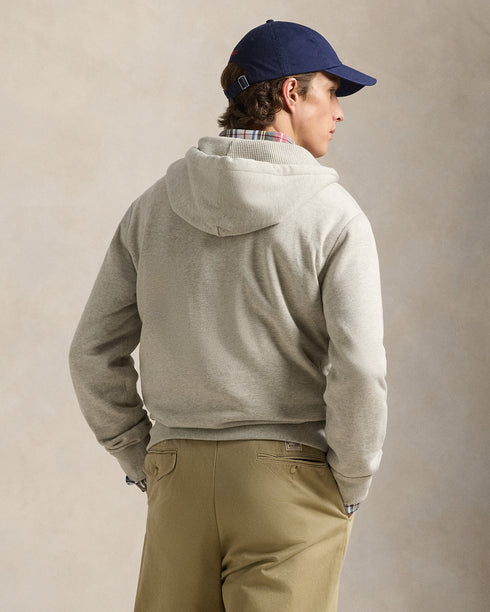 POLO RL Ls Fleece Hood W/pp Mens Apparel