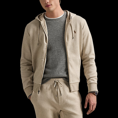 POLO RL Double Knit Teach Full Zip Hooded SW Mens Apparel