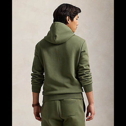 POLO RL Leather Big Pony Fleece Hoodie Mens Apparel