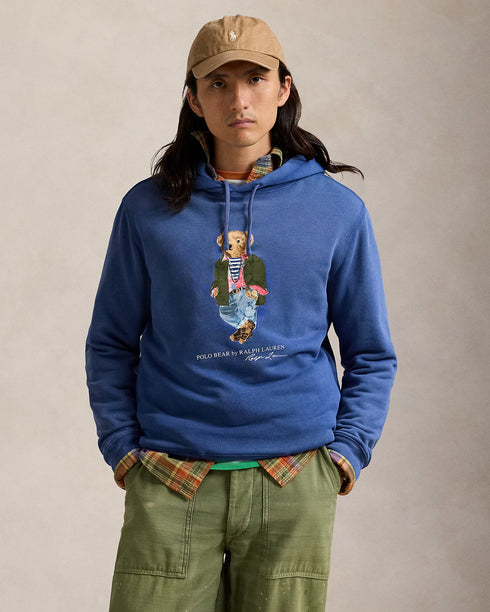 POLO RL Polo Bear Garment-Dyed Fleece Hoodie Mens Apparel