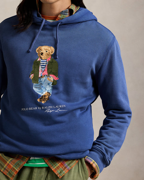 POLO RL Polo Bear Garment-Dyed Fleece Hoodie Mens Apparel