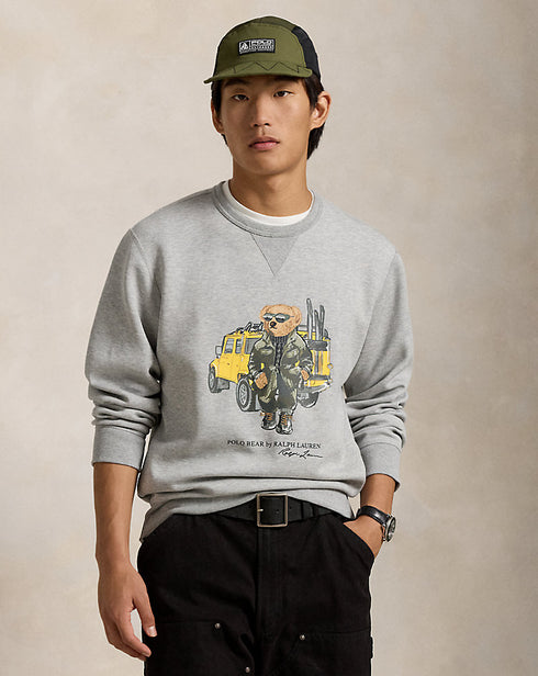 POLO RL Polo Bear Double-Knit Sweatshirt Mens Apparel