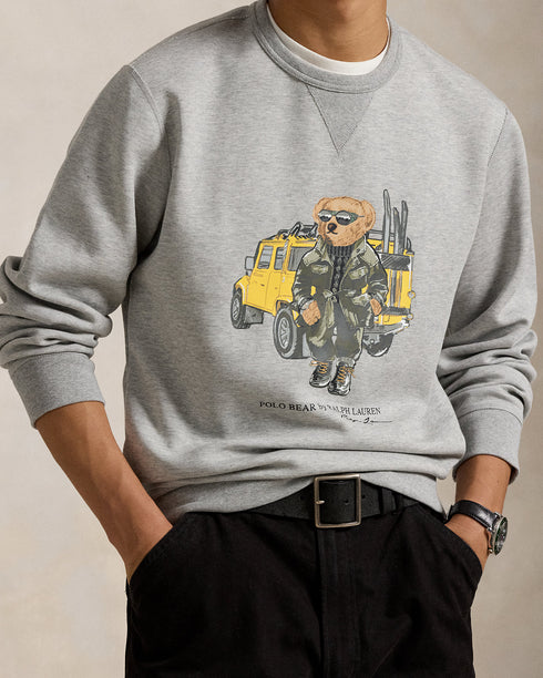 POLO RL Polo Bear Double-Knit Sweatshirt Mens Apparel