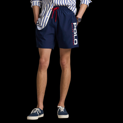 POLO RL Traveler Swim Trunk W/ Polo Graphic Mens Apparel