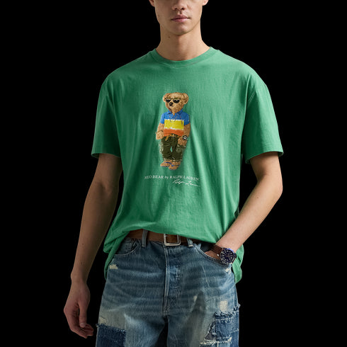 POLO RL Classic Fit Polo Bear Jersey T-Shirt Mens Apparel