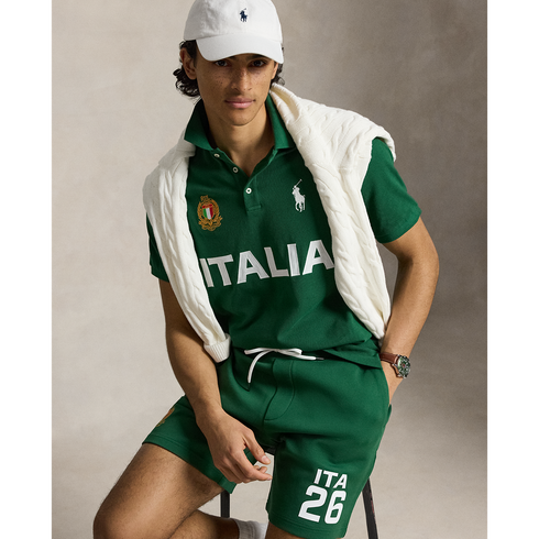 POLO RL Short Sleeve Mesh Polo - Italy Men's Apparel