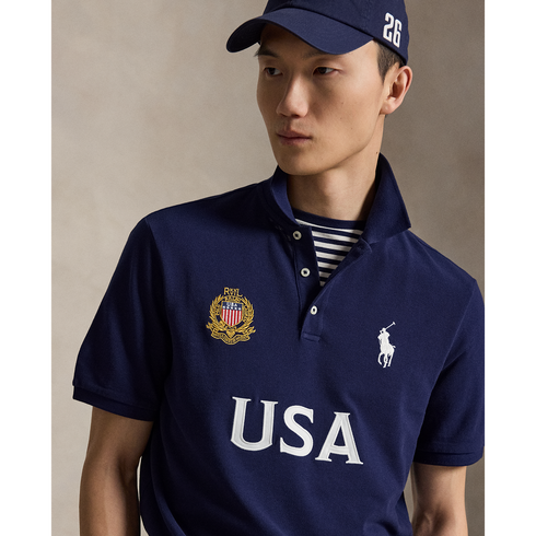 POLO RL Short Sleeve Mesh Polo - USA Men's Apparel